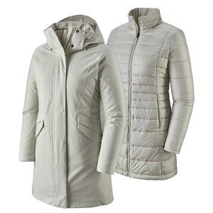 Patagonia Vosque 3 in 1 Parka in Salt Grey Size Small